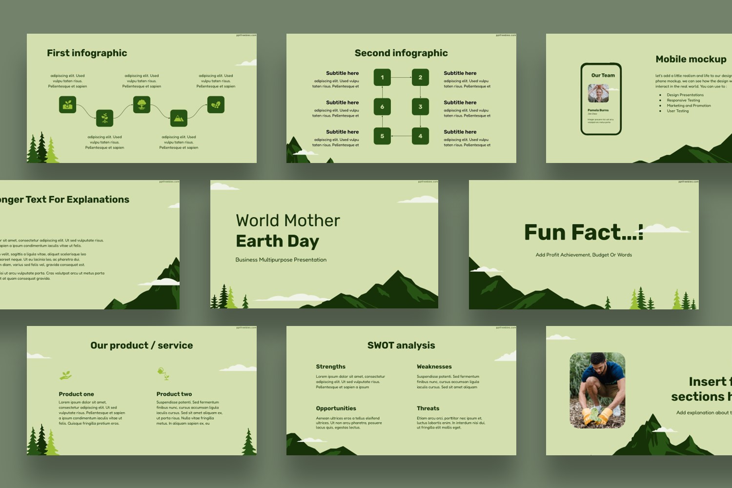 Earth Day Powerpoint Template