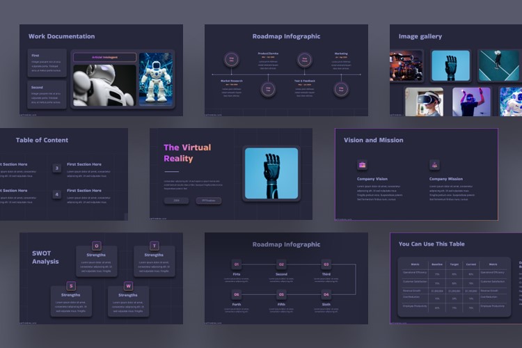 Virtual Reality powerpoint template