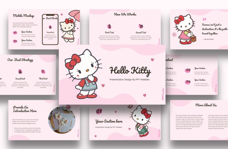 hello kitty powerpoint template