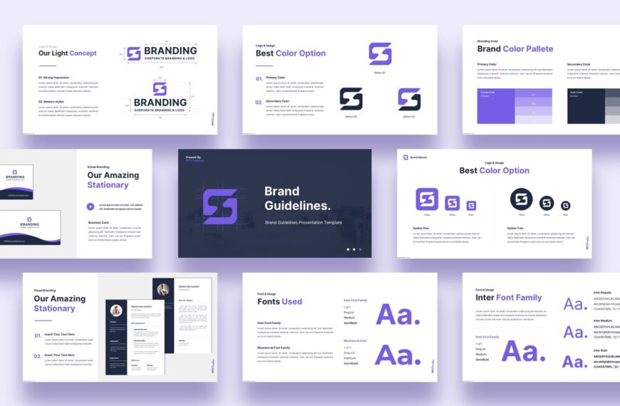 brand identity presentation template