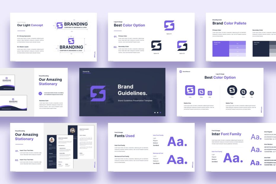 brand identity presentation template