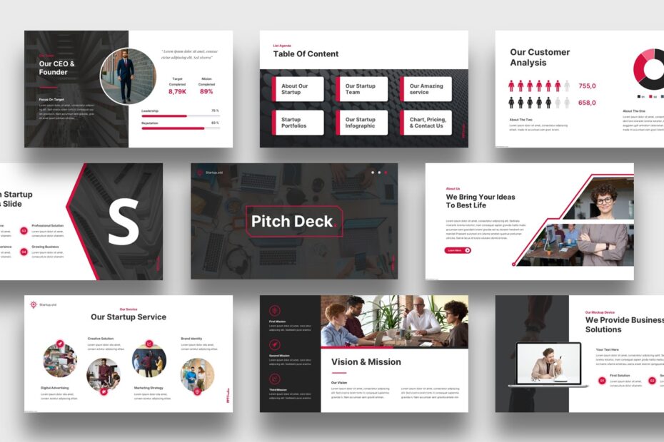 Startup Pitch Deck PowerPoint