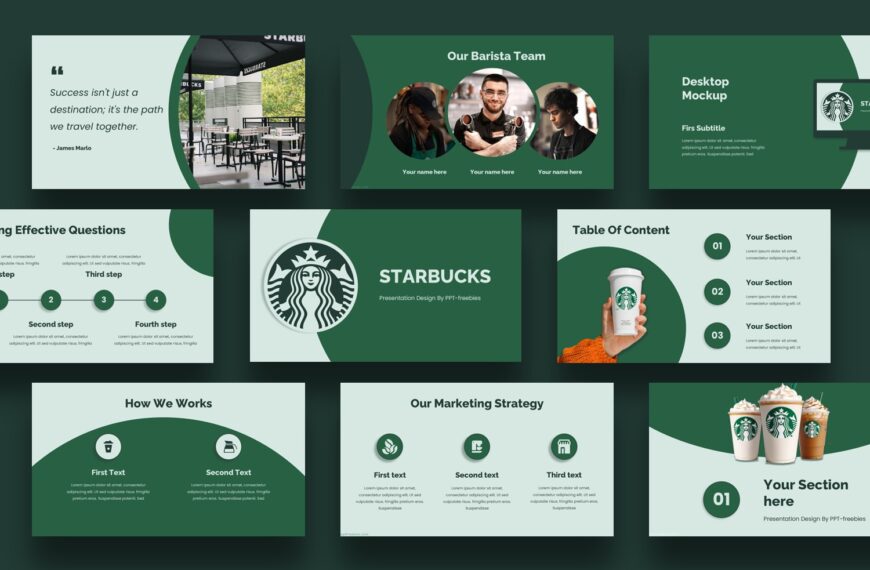 starbucks powerpoint template