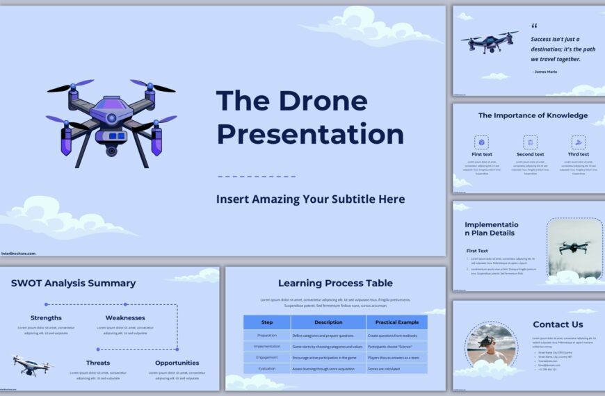 drone powerpoint template