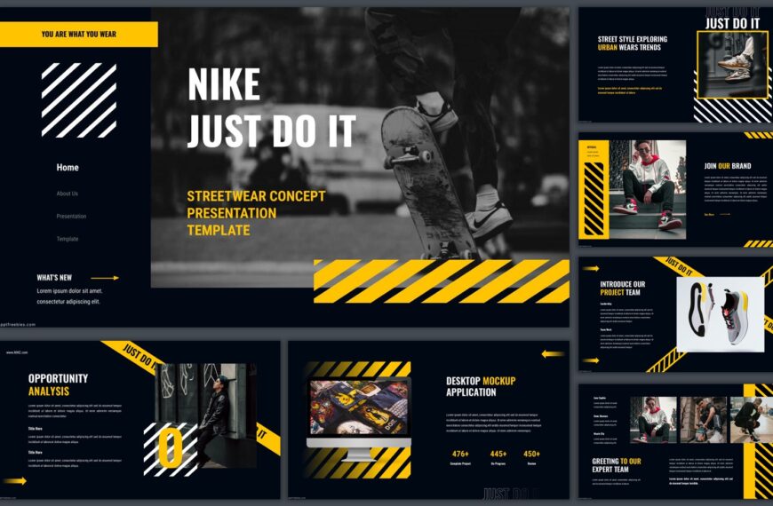 nike powerpoint presentation template