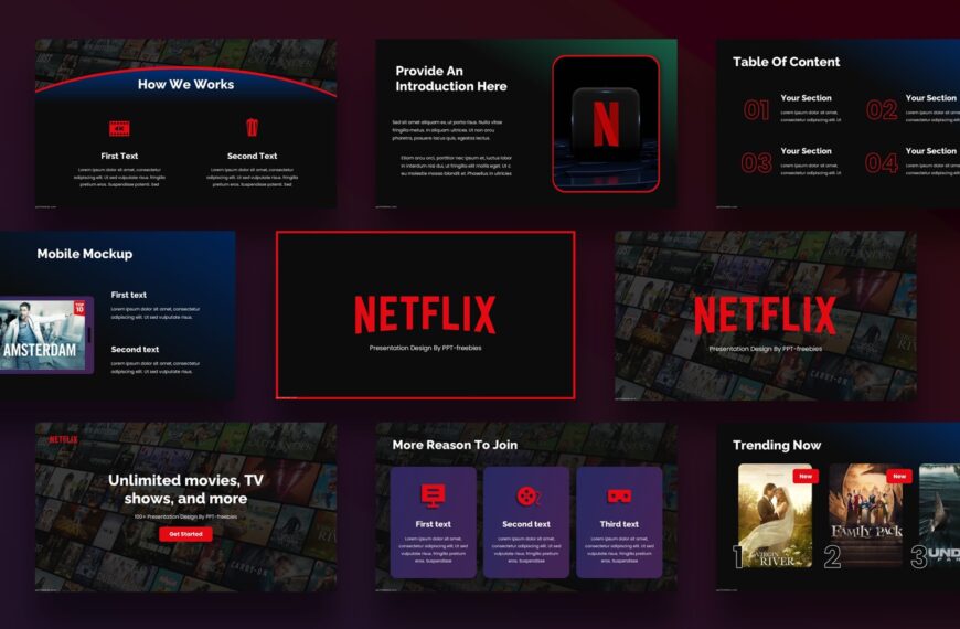 Netflix PowerPoint Presentation Template