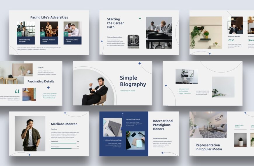 biography powerpoint template