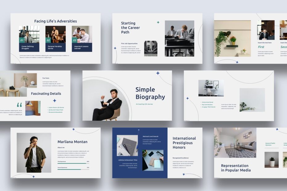 biography powerpoint template