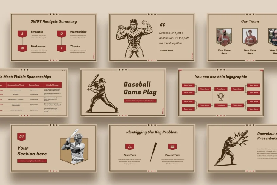 baseball powerpoint template