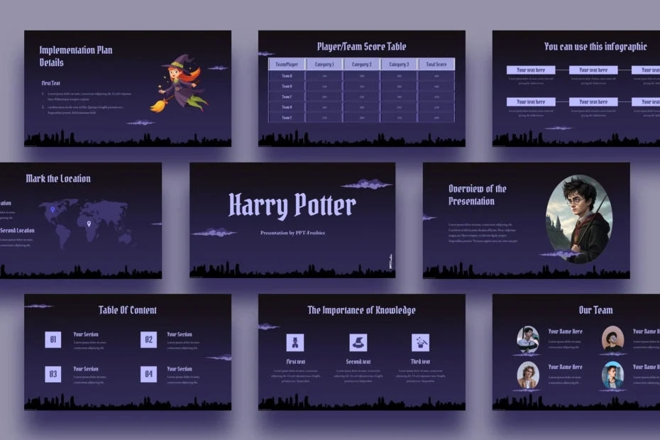 Harry Potter powerpoint template