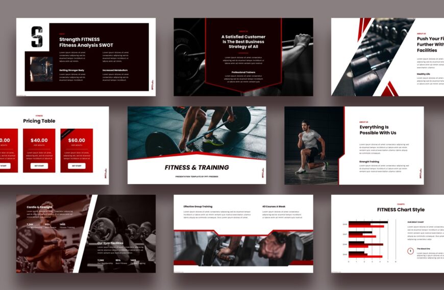 Fitness Training PowerPoint Template