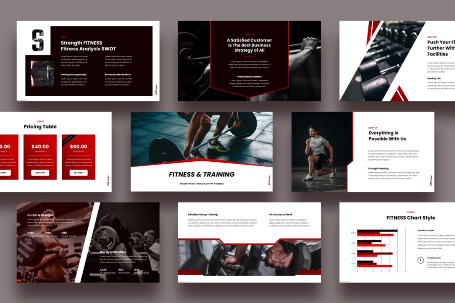 Fitness Training PowerPoint Template