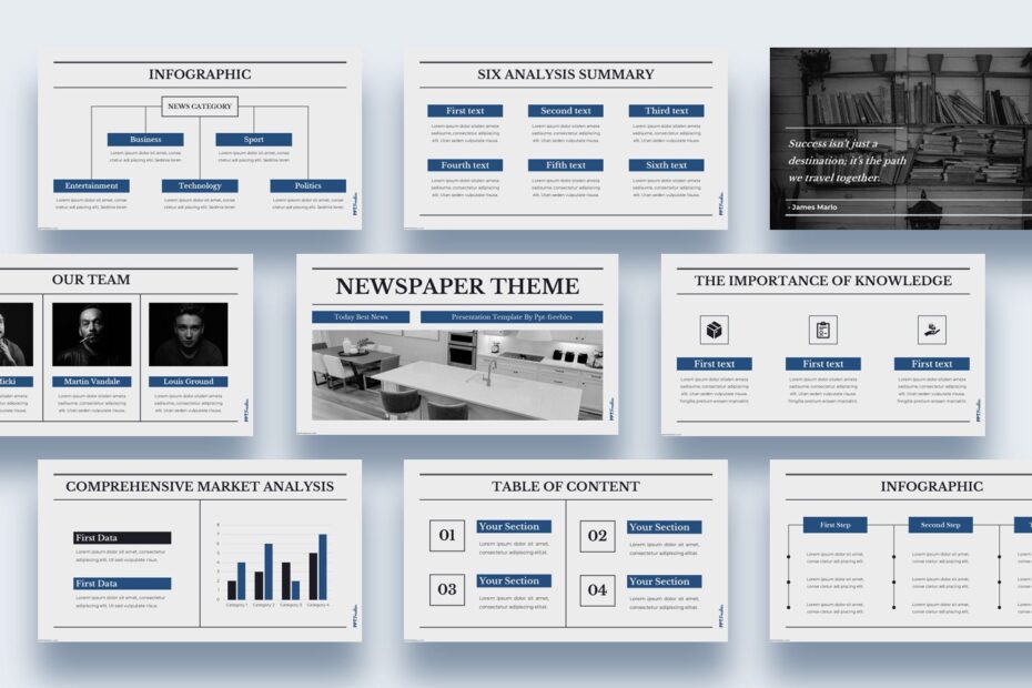 newspaper powerpoint template